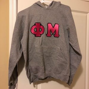 Phi Mu stitched sweatshirt